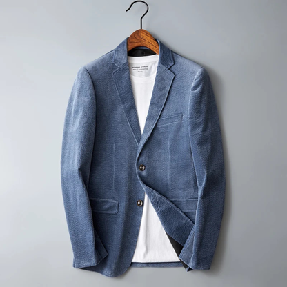 Men's Slim Fit Corduroy Blazer Jacket