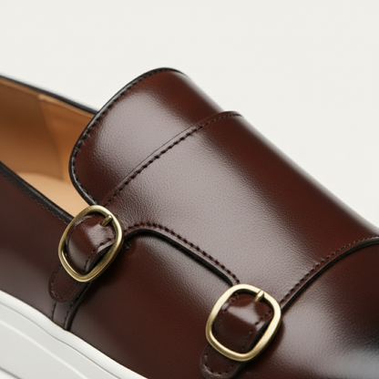 Men's Leather Loafers Modern Brown