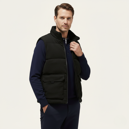 Men's Corduroy Quilted Vest Lightweight