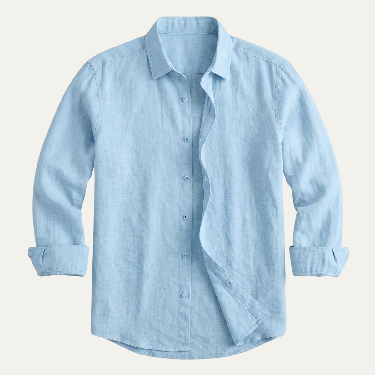 Men's Linen Beach Shirt Casual Summer Lightweight