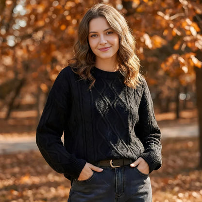 Women's Crewneck Pullover Sweatshirt - Vonnera