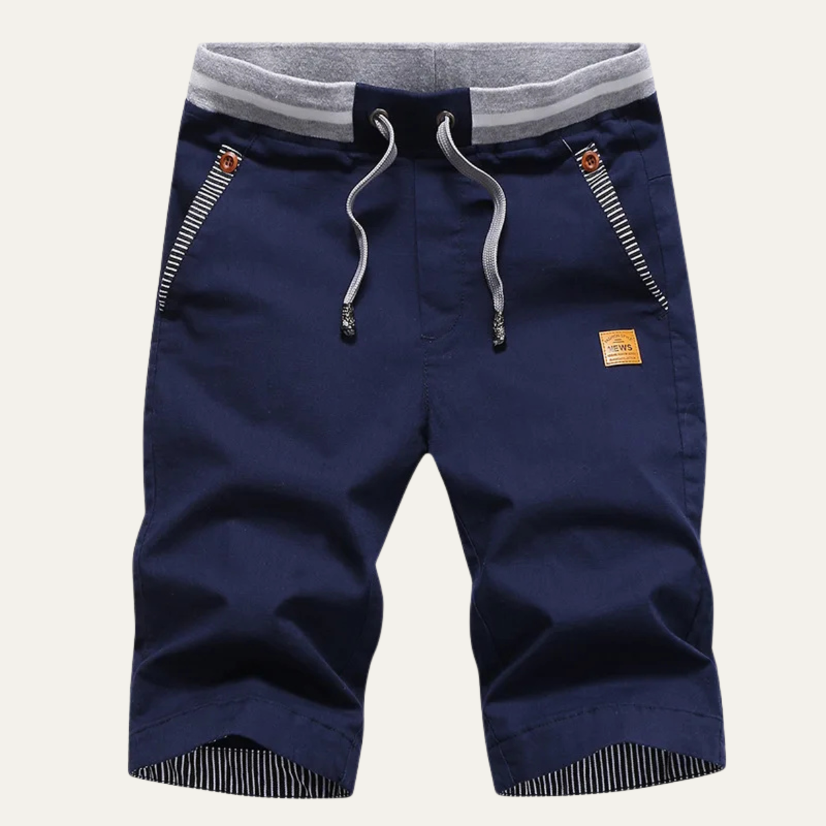 Men's Drawstring Jogger Shorts Red - Vonnera