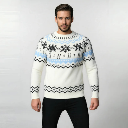 Men's Round Neck Knit Christmas Sweater