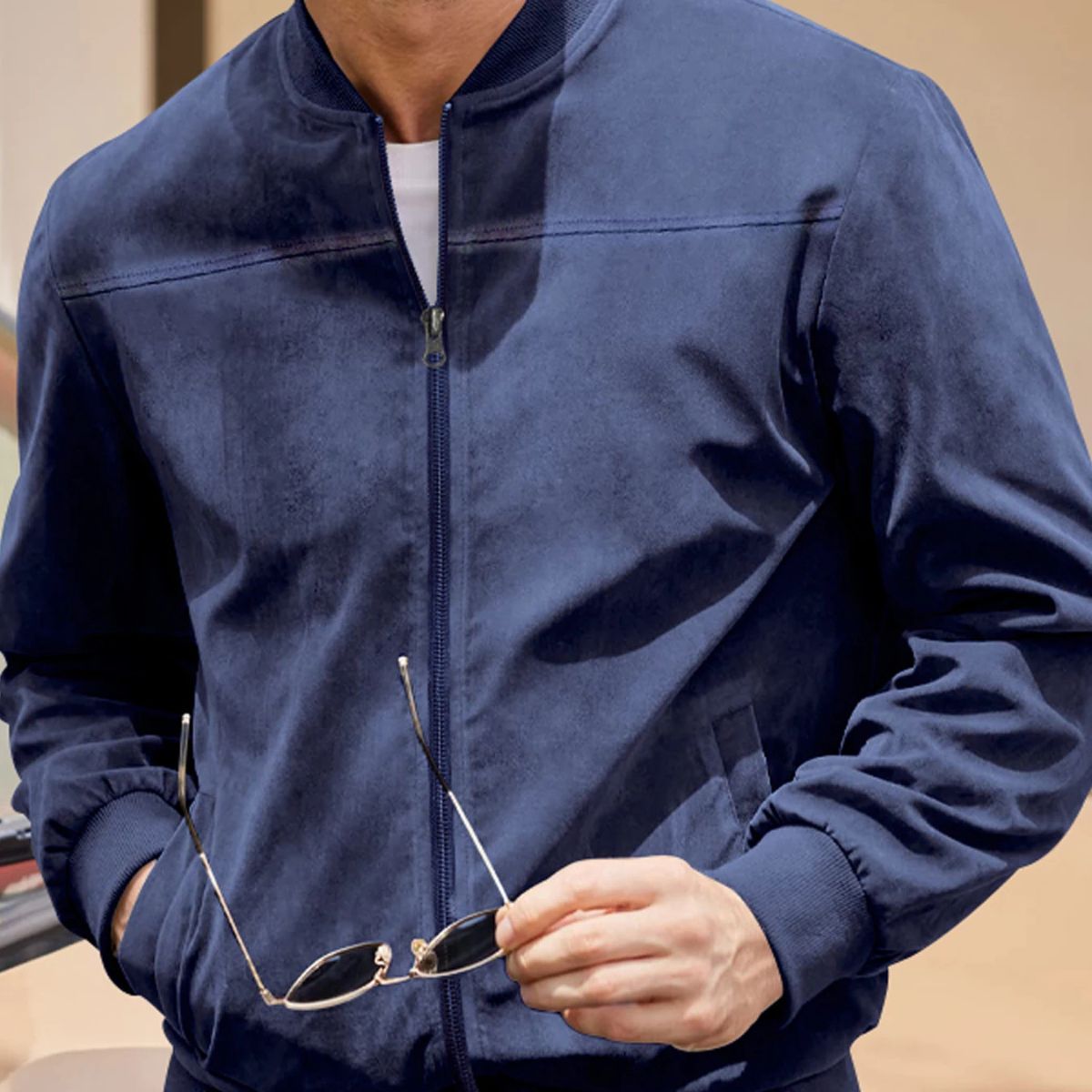 Men's Suede Casual Jacket
