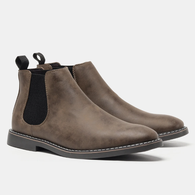Men's Ankle Boots Elastic Sides
