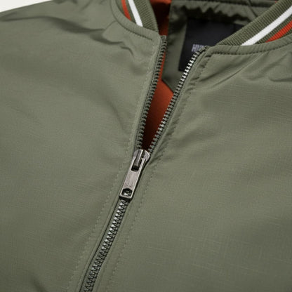 Men's Slim Fit Bomber Jacket Casual Zip Up