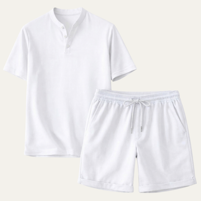 Men's Casual Summer Set T-Shirt And Shorts