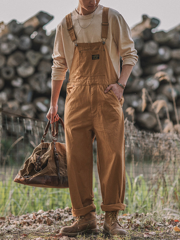 Unisex Canvas Overalls Vintage Style - Vonnera