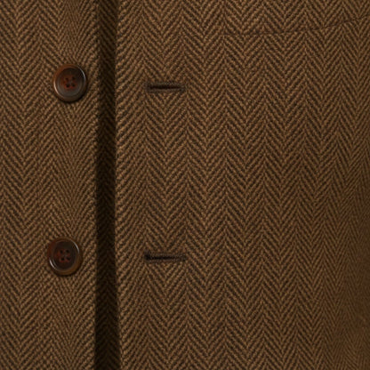 Mens Wool Tweed Blazer Jacket