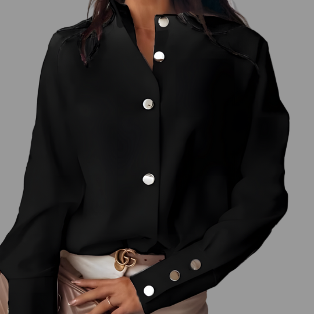 Women's Puffer Shirt Button Down Casual Layer - Vonnera