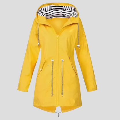 Women's Water-Resistant Hooded Parka Jacket - Vonnera