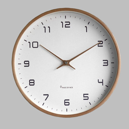 Wooden Wall Clock Scandinavian Style - Vonnera