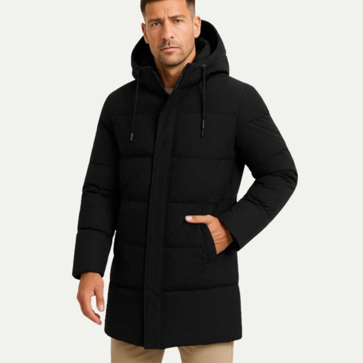 Men's Winter Puffer Parka Coat