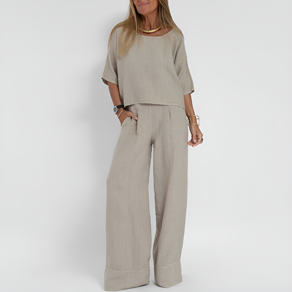 Women's 2 Piece Relaxed Fit Outfit - Vonnera