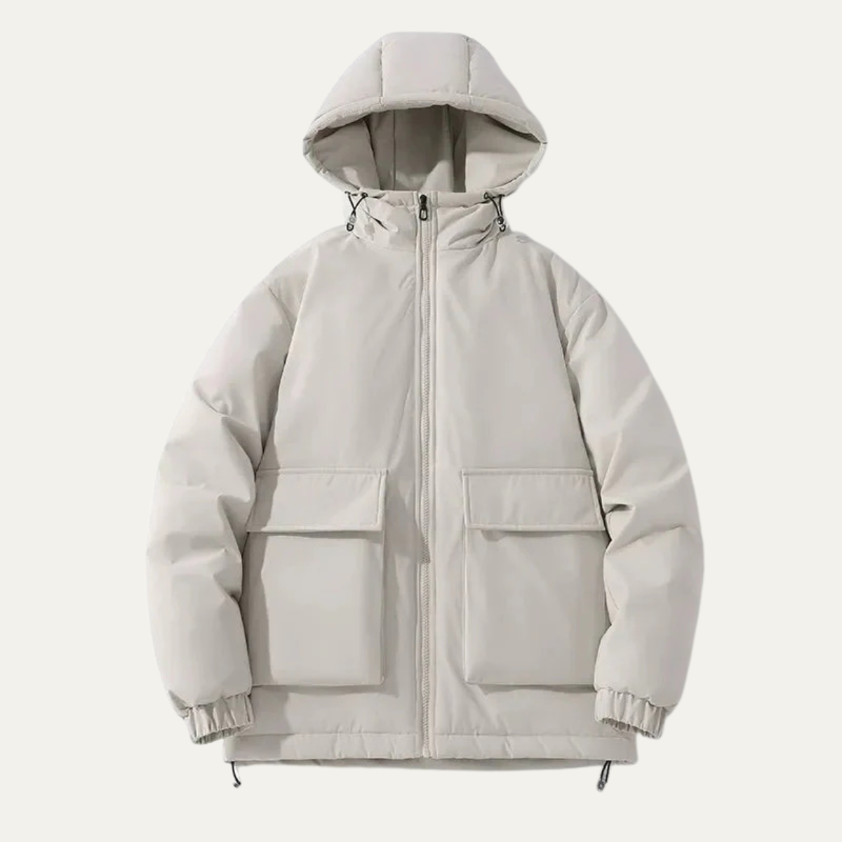 Men's Padded Puffer Jacket With Hood Warm Winter - Vonnera