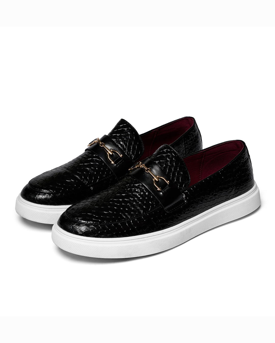 Men's Slip-On Loafers Textured Upper - Vonnera