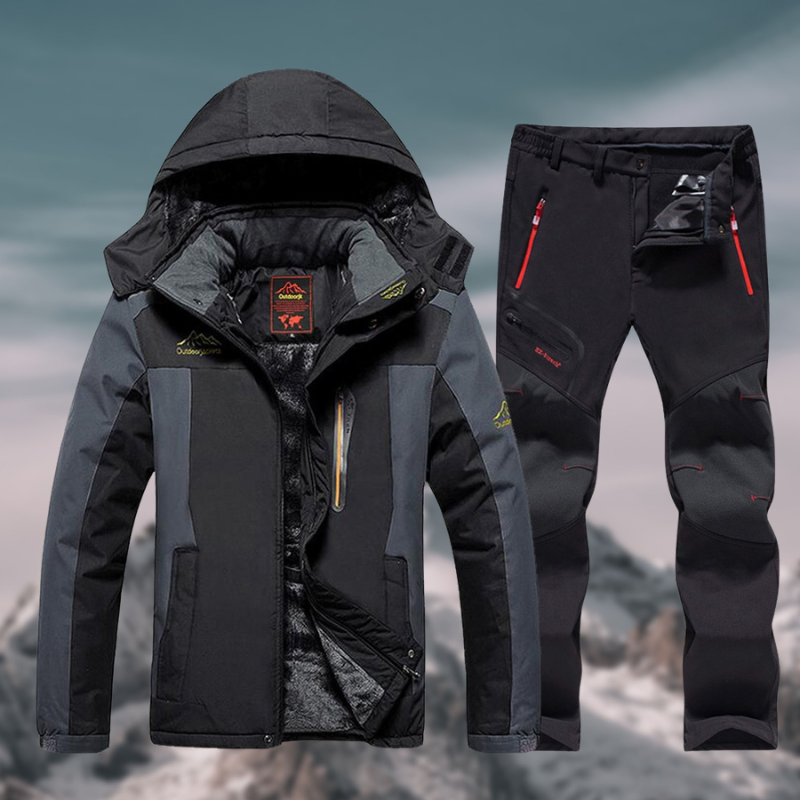 Men's Waterproof Winter Jacket And Pants Set - Vonnera
