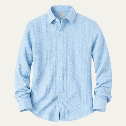 Men's Knit Business Casual Shirt - Vonnera