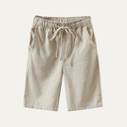 Men's Linen Beach Shorts Lightweight - Vonnera