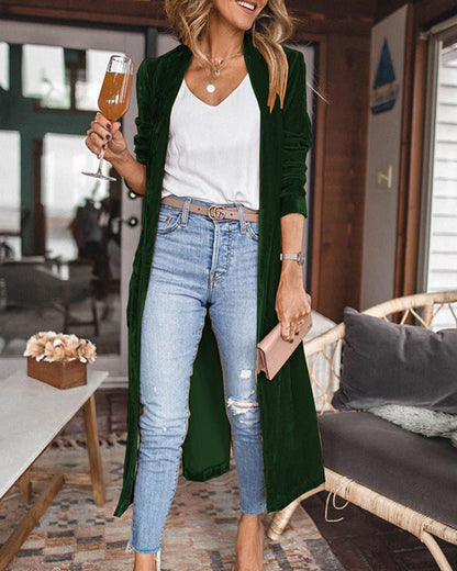 Women's Long Cardigan Lightweight Duster Coat