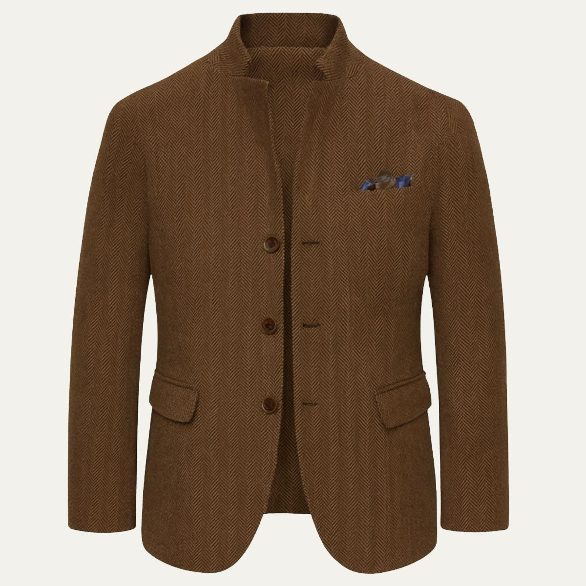 Mens Wool Tweed Blazer Jacket - Vonnera