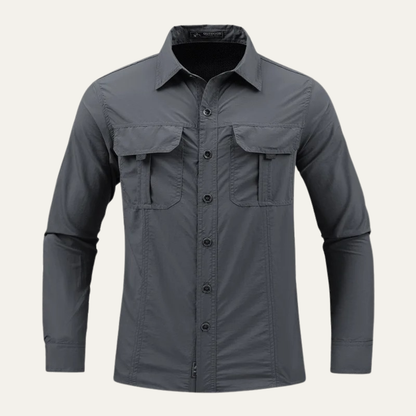 Montbrook Men's Tactical Shirt Multi Pocket Outdoor Cargo - Vonnera
