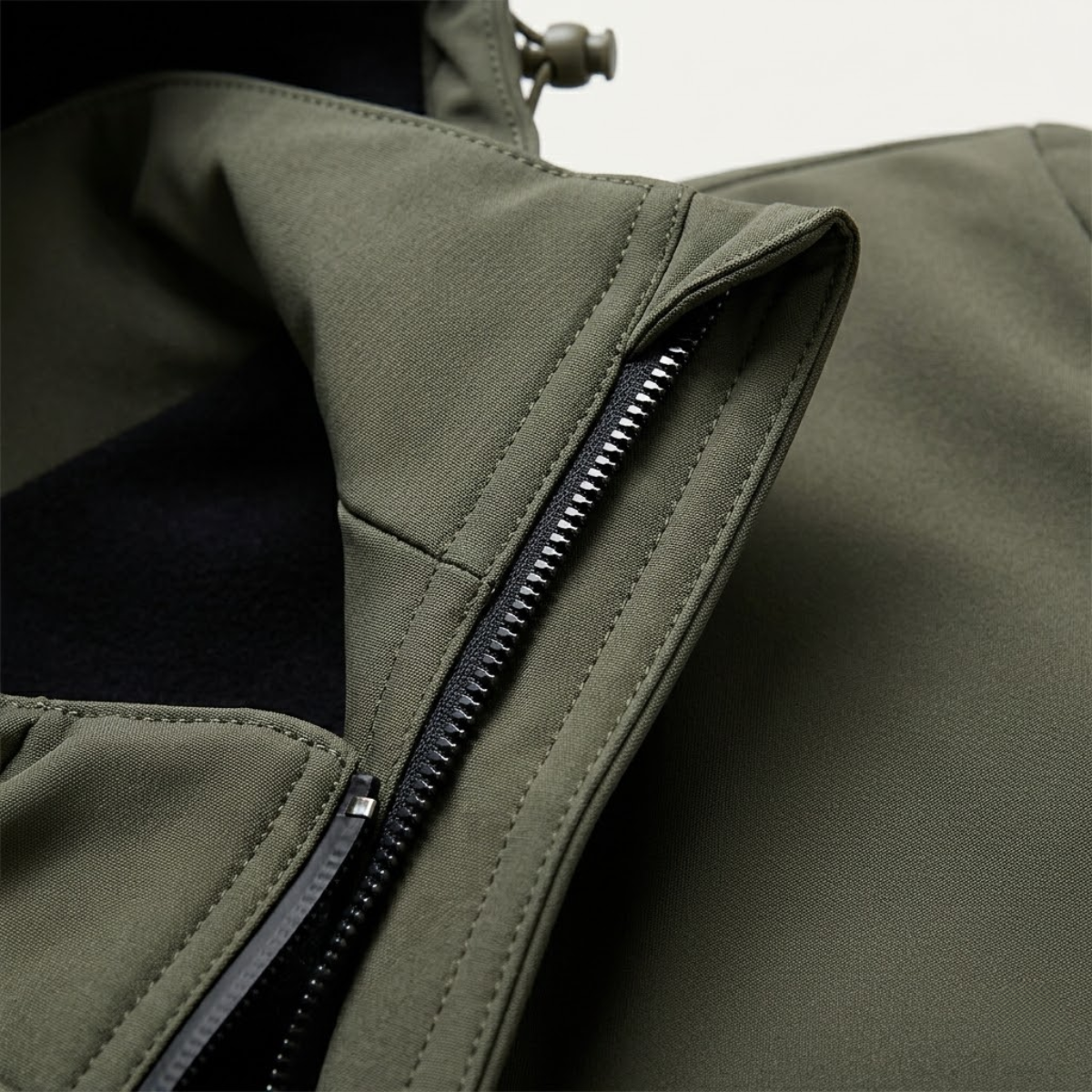 Men's Modern Fit Hooded Jacket Warm