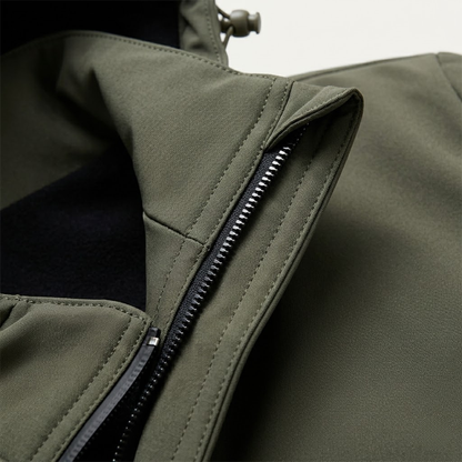 Men's Modern Fit Hooded Jacket Warm
