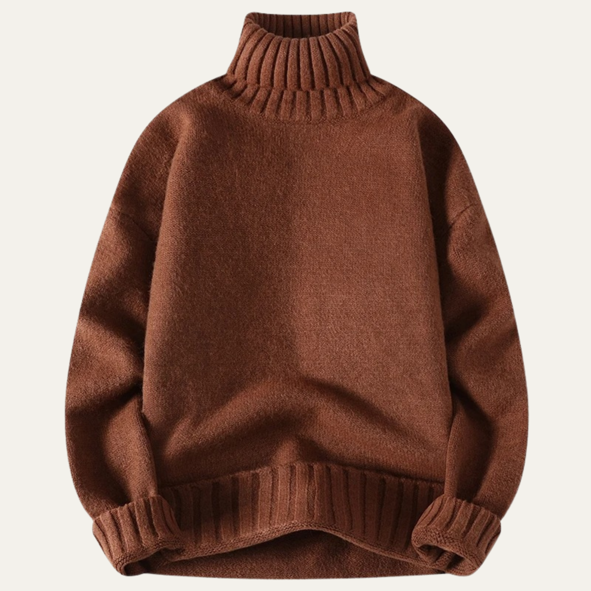 Men's Soft Knit Turtleneck Sweater - Vonnera