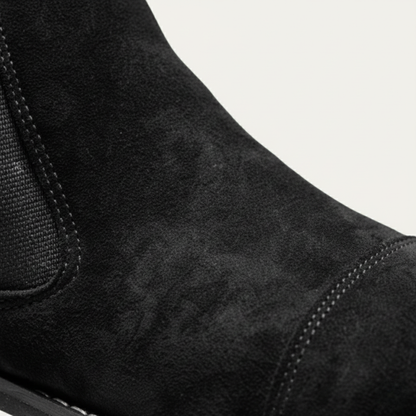 Men's Suede Chelsea Boots Slip On Brown