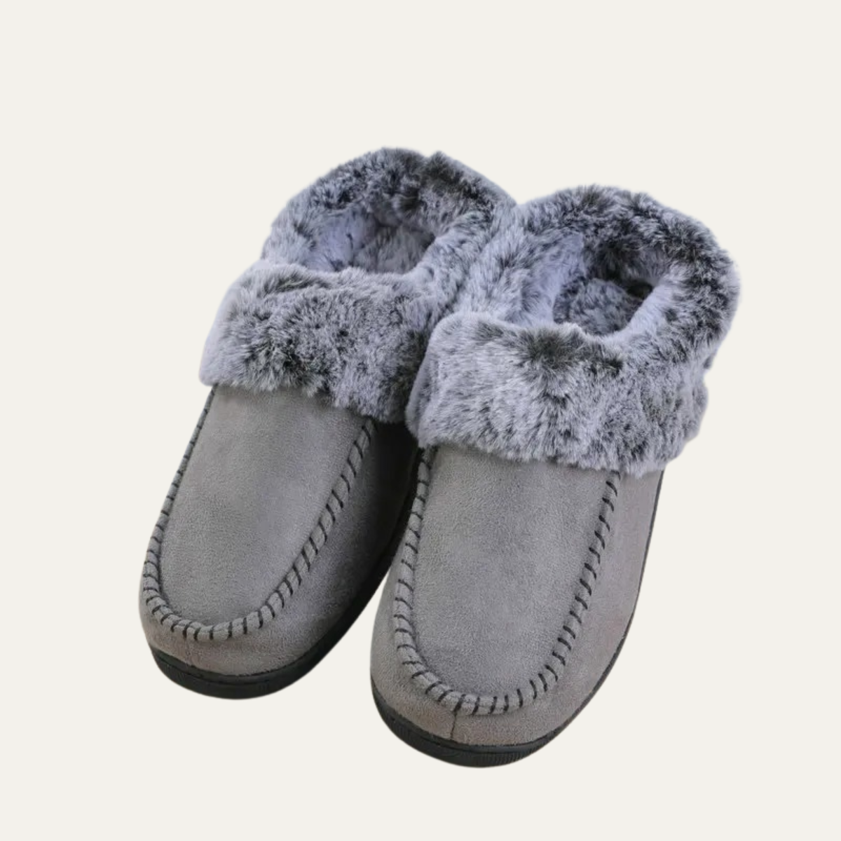 Men's Fur Lined Winter Slippers - Vonnera