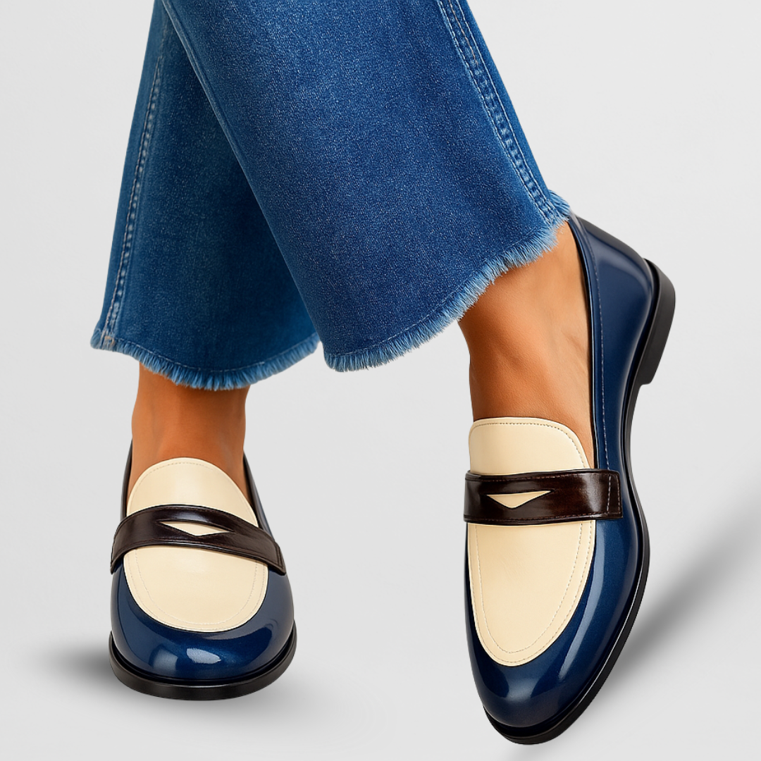 Women's Low Heel Slip On Loafers - Vonnera