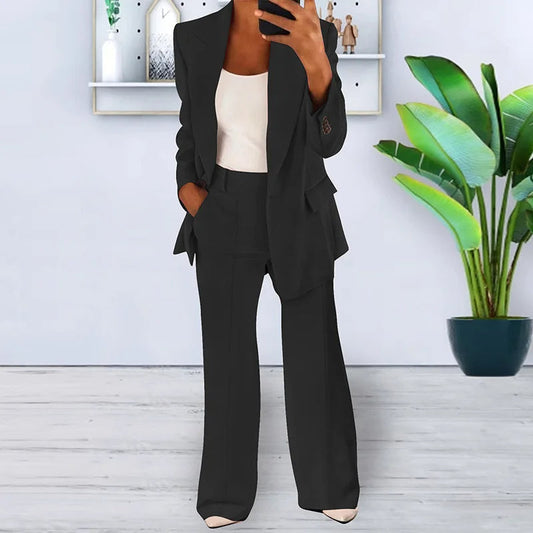 Women's Wide Leg Pantsuit - Vonnera