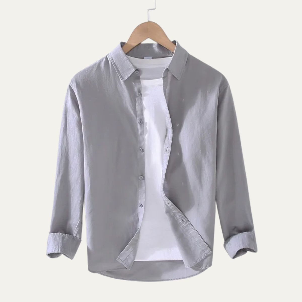 Men's Linen Cotton Casual Shirt - Vonnera