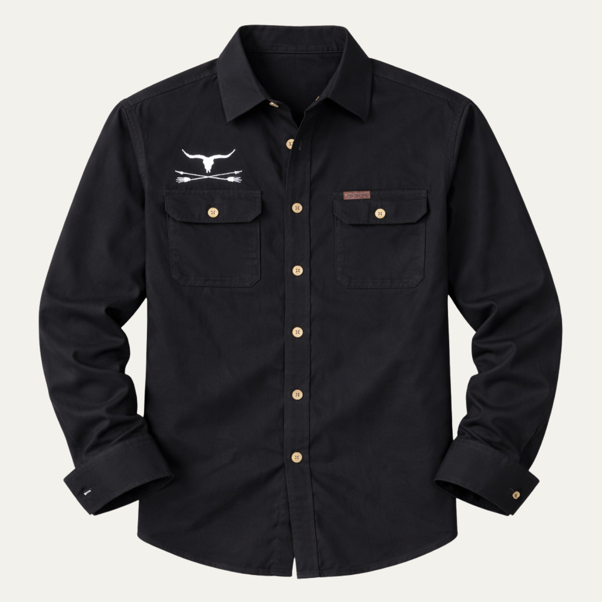 Men's Western Cowboy Print Casual Shirt - Vonnera