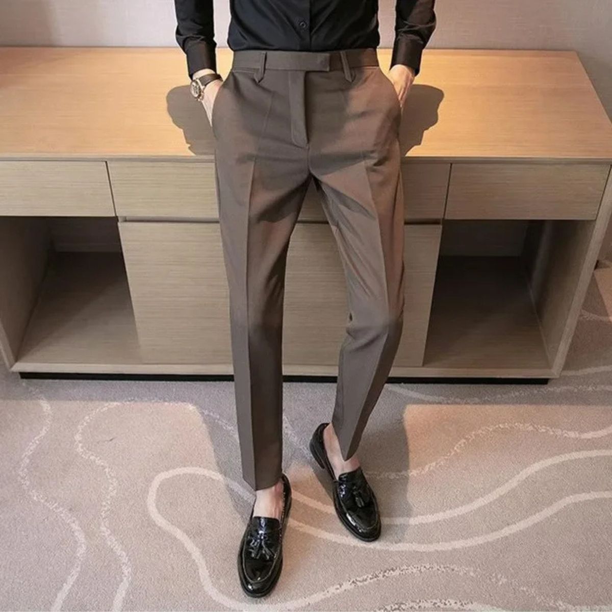 Men's Elegant Business Pants Silicon