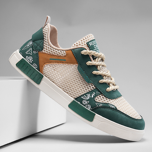 Men's Jordan Sneakers Breathable Mesh White - Vonnera