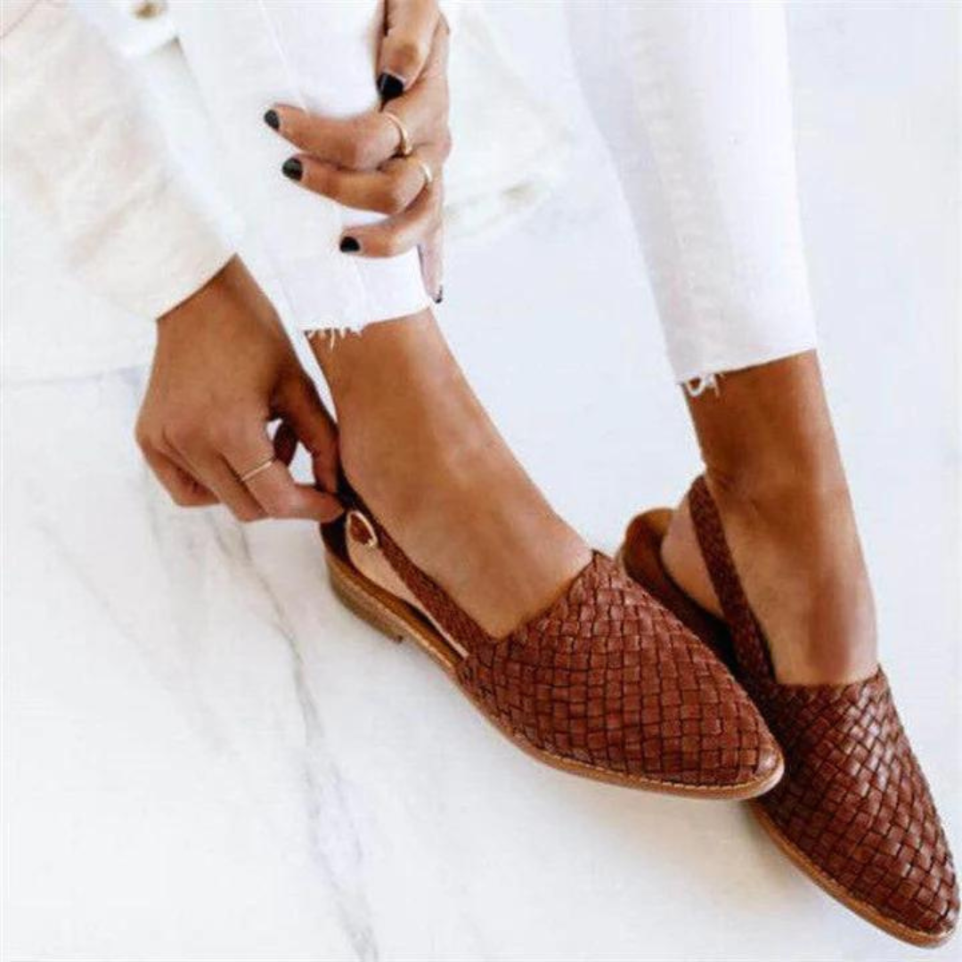 Women's Loafers Closed-Toe Heel Strap Shoes - Vonnera