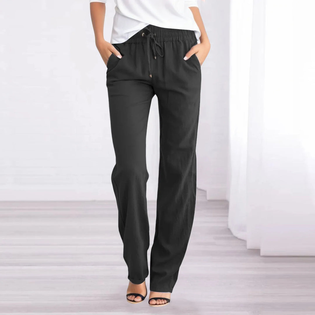Women's Cotton Linen Trousers - Vonnera