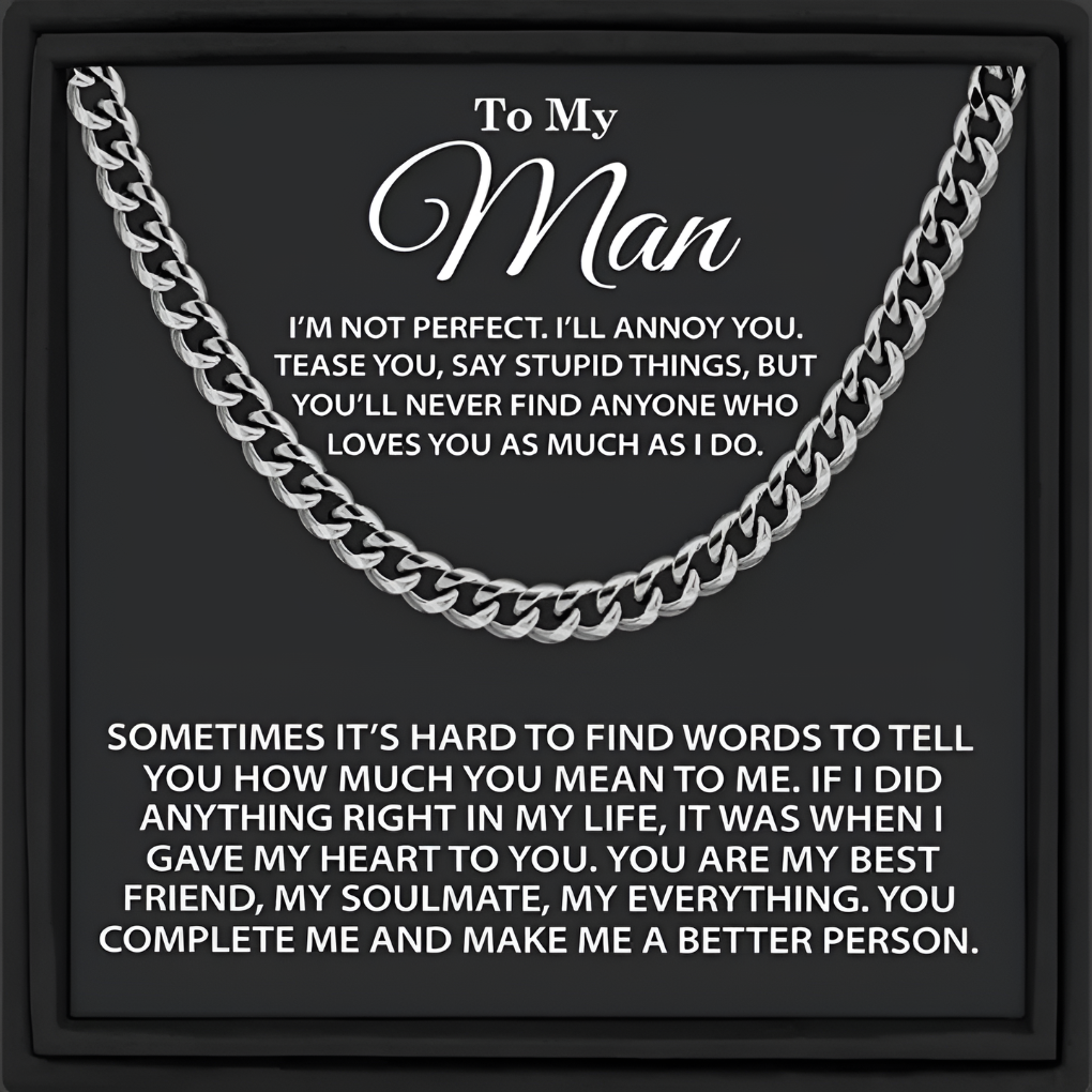 Men's Gold Cuban Link Chain Necklace - Vonnera