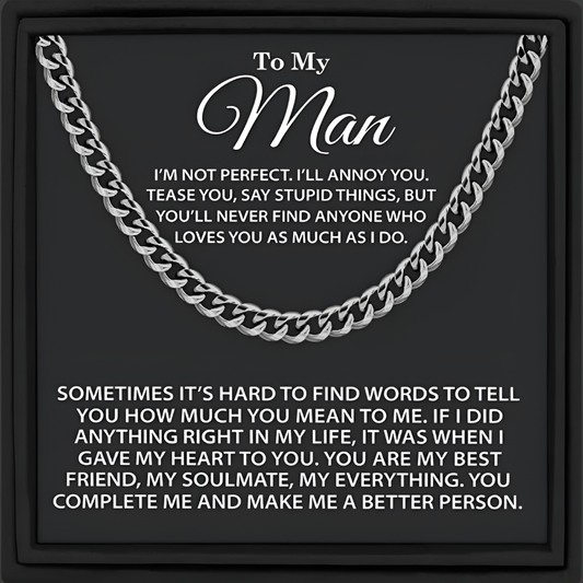 Men's Gold Cuban Link Chain Necklace - Vonnera