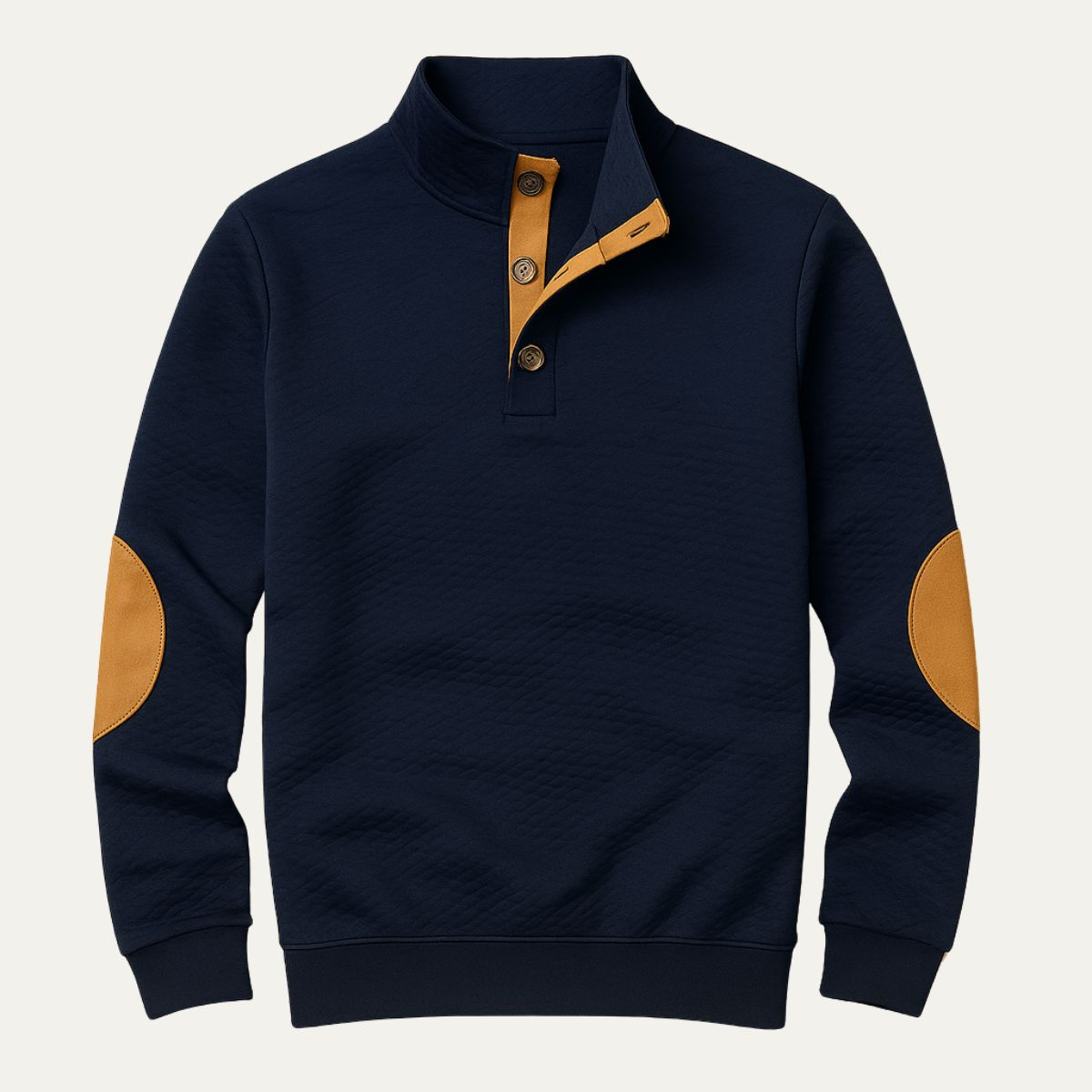 Men's Oxford Quarter Zip Sweater