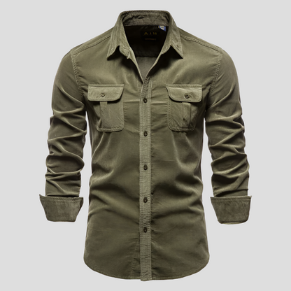 Men's Corduroy Shirt Everyday Comfort - Vonnera