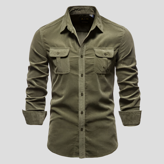 Men's Corduroy Shirt Everyday Comfort - Vonnera