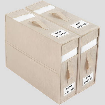Foldable Bed Sheet Storage Box - Vonnera