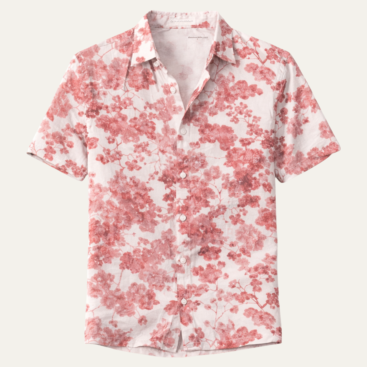 Men's Hawaiian Beach Shirt Soft Coconut Print - Vonnera