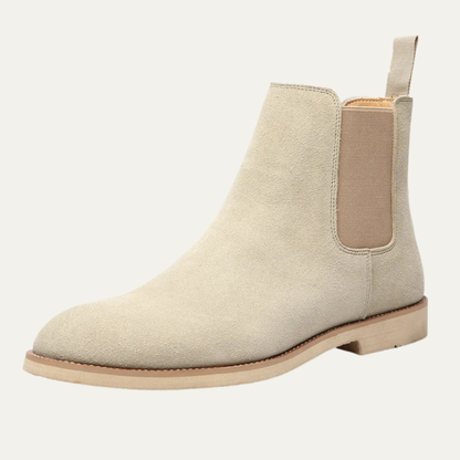 Men's Suede Chelsea Boots Ankle Brown