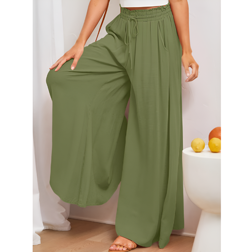 Women's Elastic Waist Summer Skirt Pants
