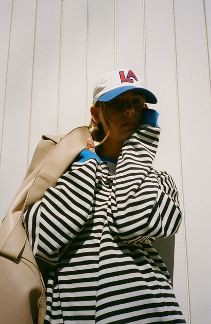Cozy Striped Oversized Sweater
