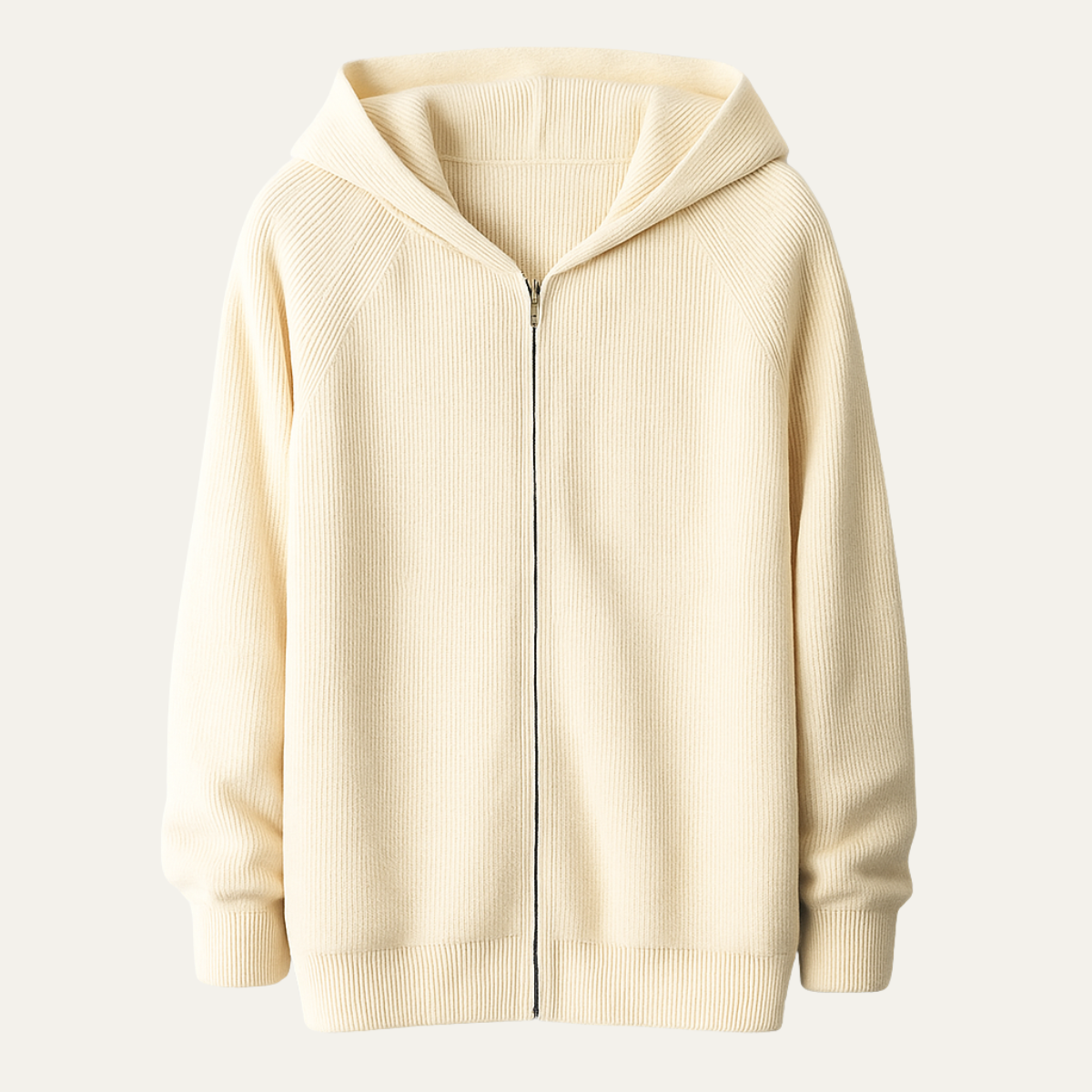 Men's Merino Wool Zipped Sweater Soft - Vonnera